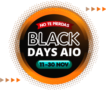 titulo promo black days aio 11-30 de noviembre
